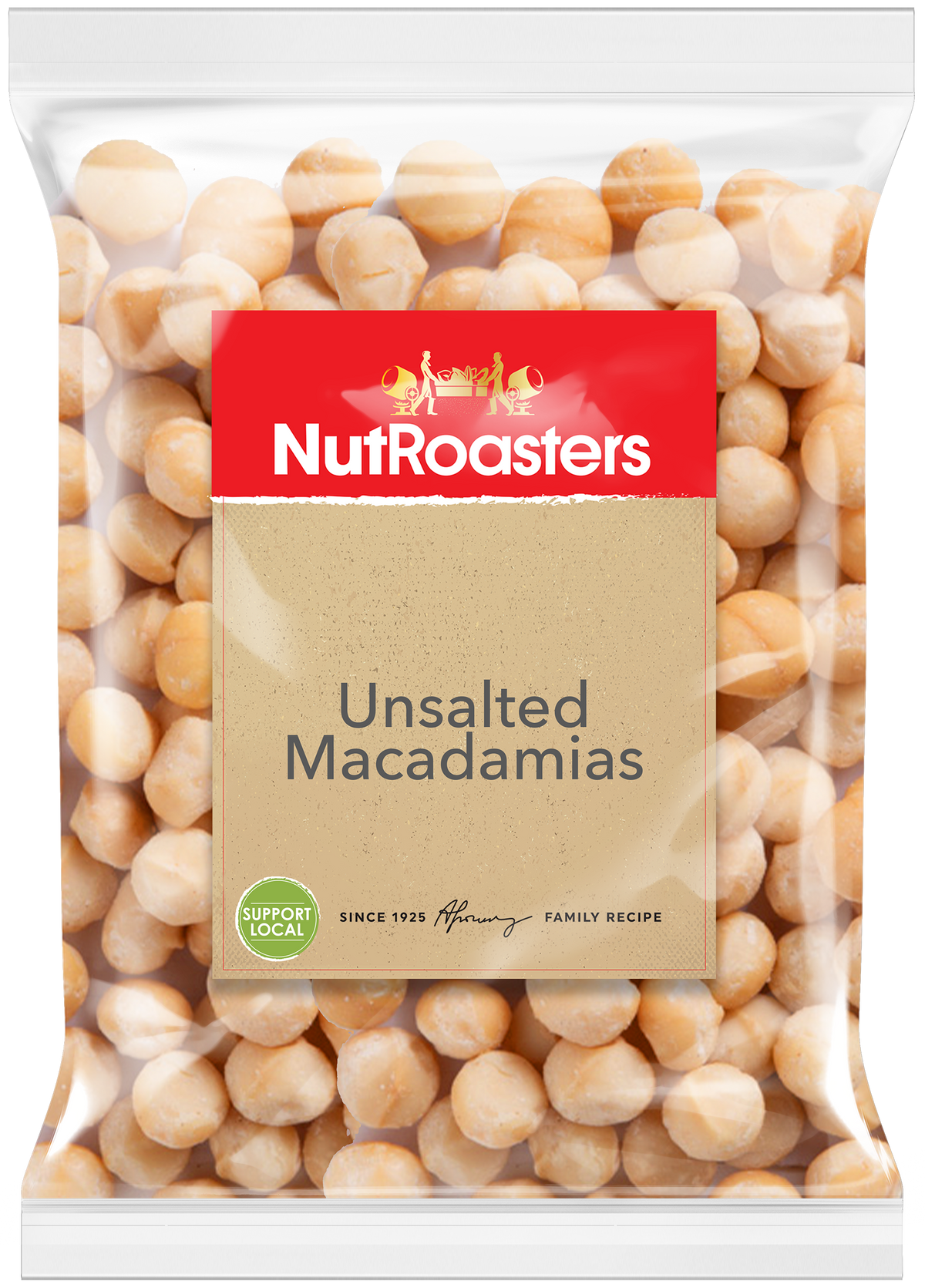 Unsalted Roasted Macadamias