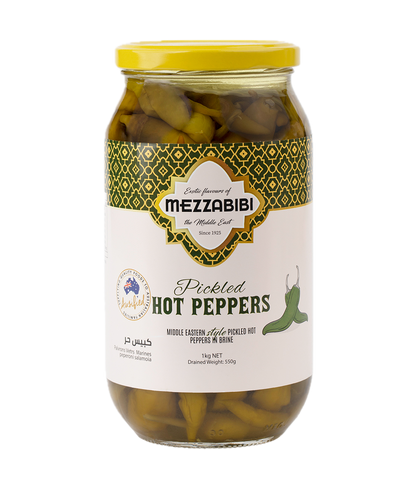 Mezzabibi Pickled Hot Peppers